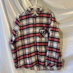 Red Plaid Sleep Shirt